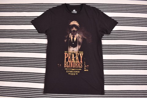 Férfi pólók Second Hand Peaky Blinders póló új 5809.