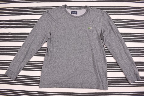 Férfi Pulóverek Second Hand Lacoste hosszú ujjú felső 3651.
