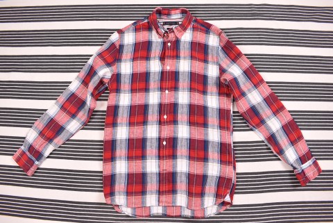 Férfi Ingek Second Hand Hilfiger len  ing 3117.