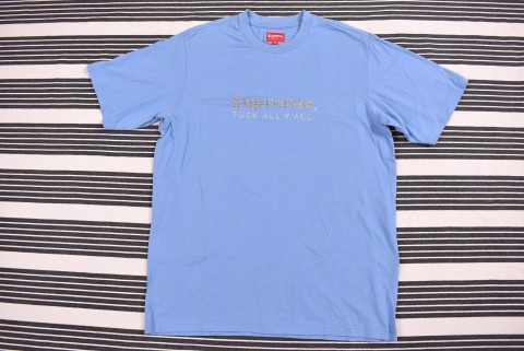 Férfi pólók Second Hand Supreme Fuck All Y'all póló