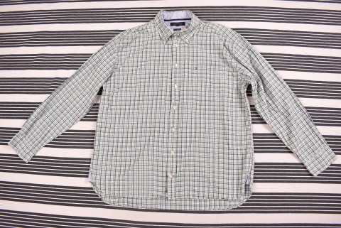 Férfi Ingek Second Hand Tommy Hilfiger ing 3586.