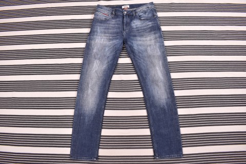 Férfi nadrágok Second Hand Tommy Hilfiger farmer 32/34 3795.