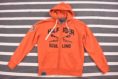 Férfi Pulóverek Second Hand Tommy Hilfiger zip hoodie 4420. V2
