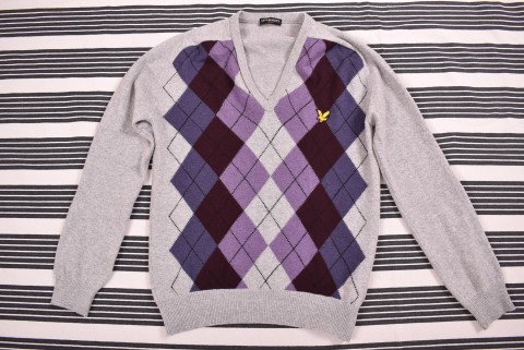 Férfi Pulóverek Second Hand Lyle & Scott pulóver 4620.