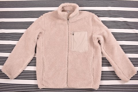 Férfi Kabátok Second Hand Uniqlo Teddy kabát 2022.