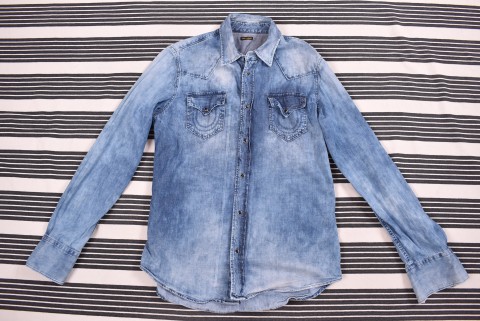 Férfi Ingek Second Hand True Religion farmering 3889.
