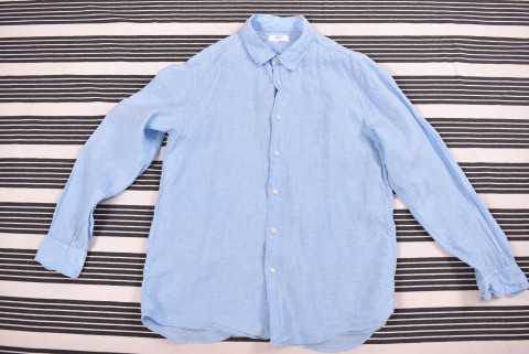Férfi Ingek Second Hand Uniqlo Len Ing 4014.