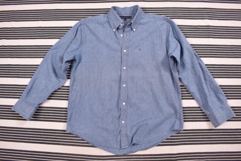 Férfi Ingek Second Hand Tommy Hilfiger ing 4036