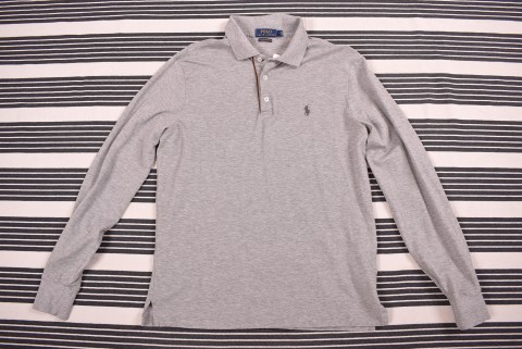 Férfi Pulóverek Second Hand Ralph Lauren hosszú ujjú piké 4947.