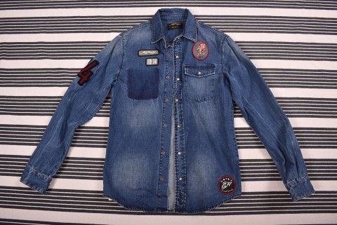 Férfi Ingek Second Hand Ed Hardy farmer ing 4093.